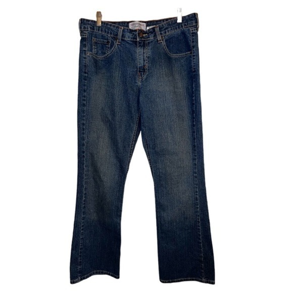 Levi’s Strauss Jeans Stretch Lowrise Bootcut Misses Sz 10 Medium Wash Blue - Picture 1 of 9